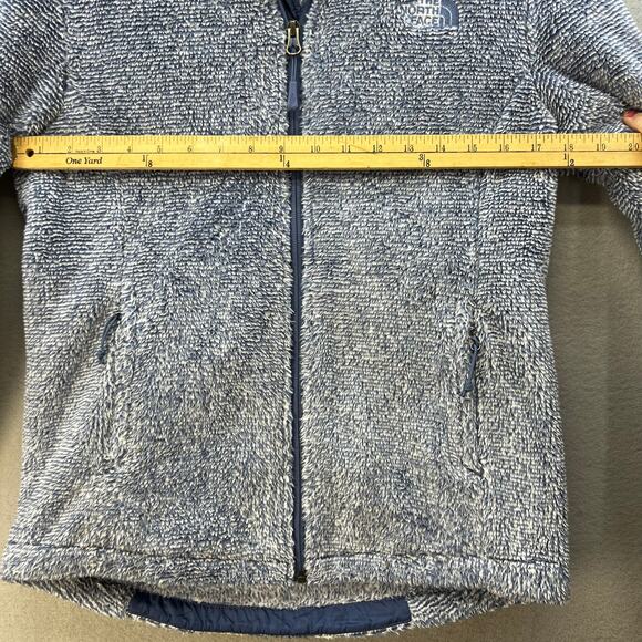 The North Face Fleece Jacket Women's S Blue White Osito Full Zip Cozy Normcore - Picture 4 of 12